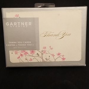 New in Box - 25 Cherry Blossom Thank You Cards